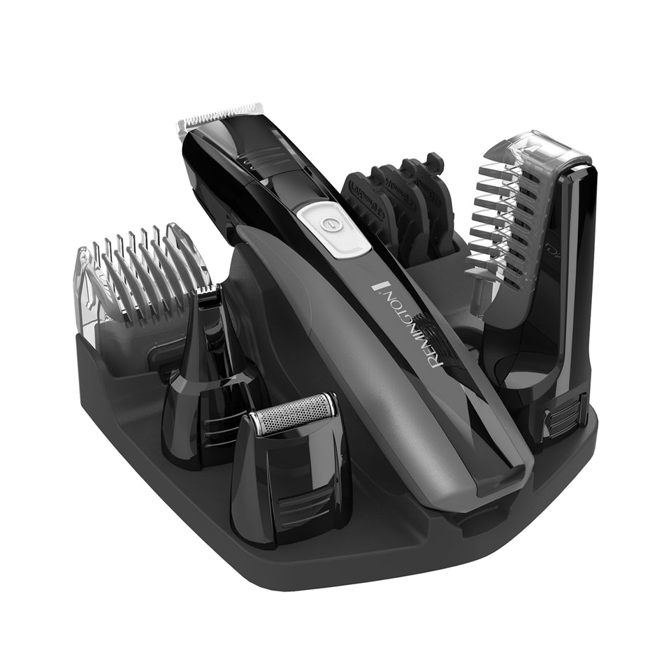 Remington front view of the grooming kit showing all-in-one convenience