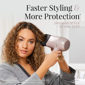 Remington Pro Wet2Style attachments laid out demonstrating versatile styling options