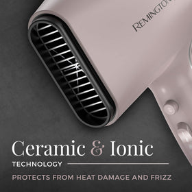 Remington Pro Wet2Style diffuser in use enhancing curl definition with less frizz
