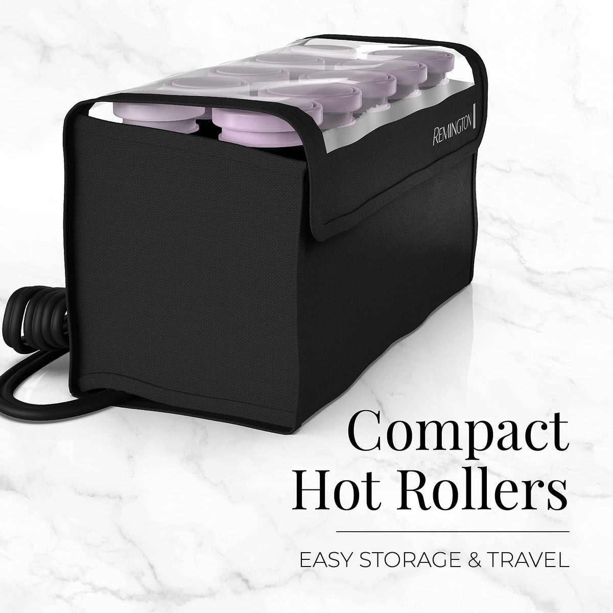 Remington roller ceramic surface close-up demonstrating even heat distribution and shine