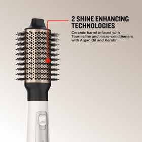 Remington detailed shot of mixed thermal bristles showing grip and gentle smoothing benefit