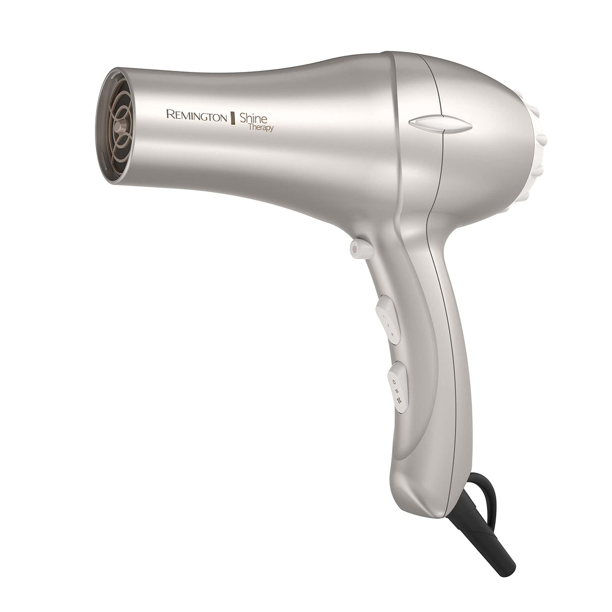Remington grill close-up showing argan oil and keratin infusion for smoother hair