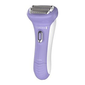 Remington shaver front view showing ergonomic design and broad head for smooth gliding