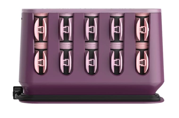 Remington vertical heating base showing space-saving storage and quick heat-up