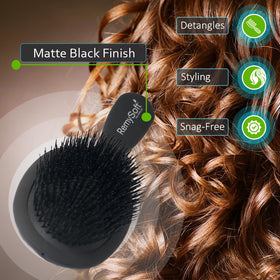 RemySoft cushioned pad detail demonstrating shock absorption to protect wefts and roots