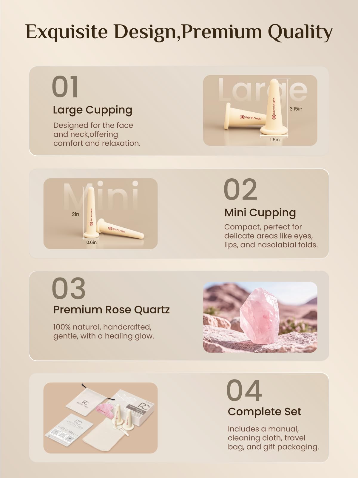 Rena Chris gua sha sweeping along cheek to boost circulation benefit