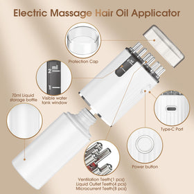 Renergy in a travel pouch on a vanity indicating on-the-go scalp care