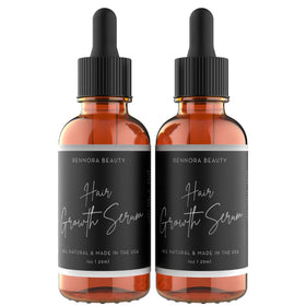 Rennora Beauty front packaging showing two-bottle 60-day supply, clear benefits
