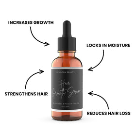 Rennora Beauty label closeup listing herbs and vitamins for ingredient clarity