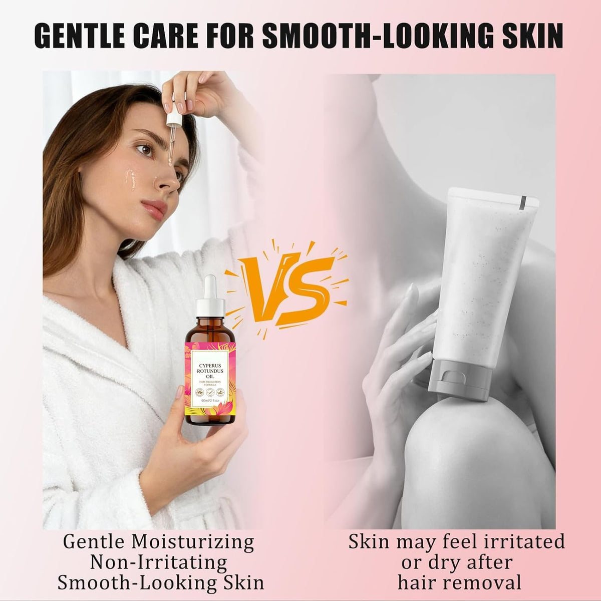 Renovia being massaged onto forearm to moisturize and soothe skin
