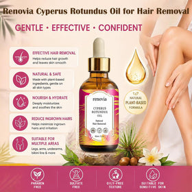Renovia oil pouring texture close-up demonstrating quick absorption