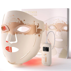 RENPHO mask front view showing full-face LED coverage and comfortable fit