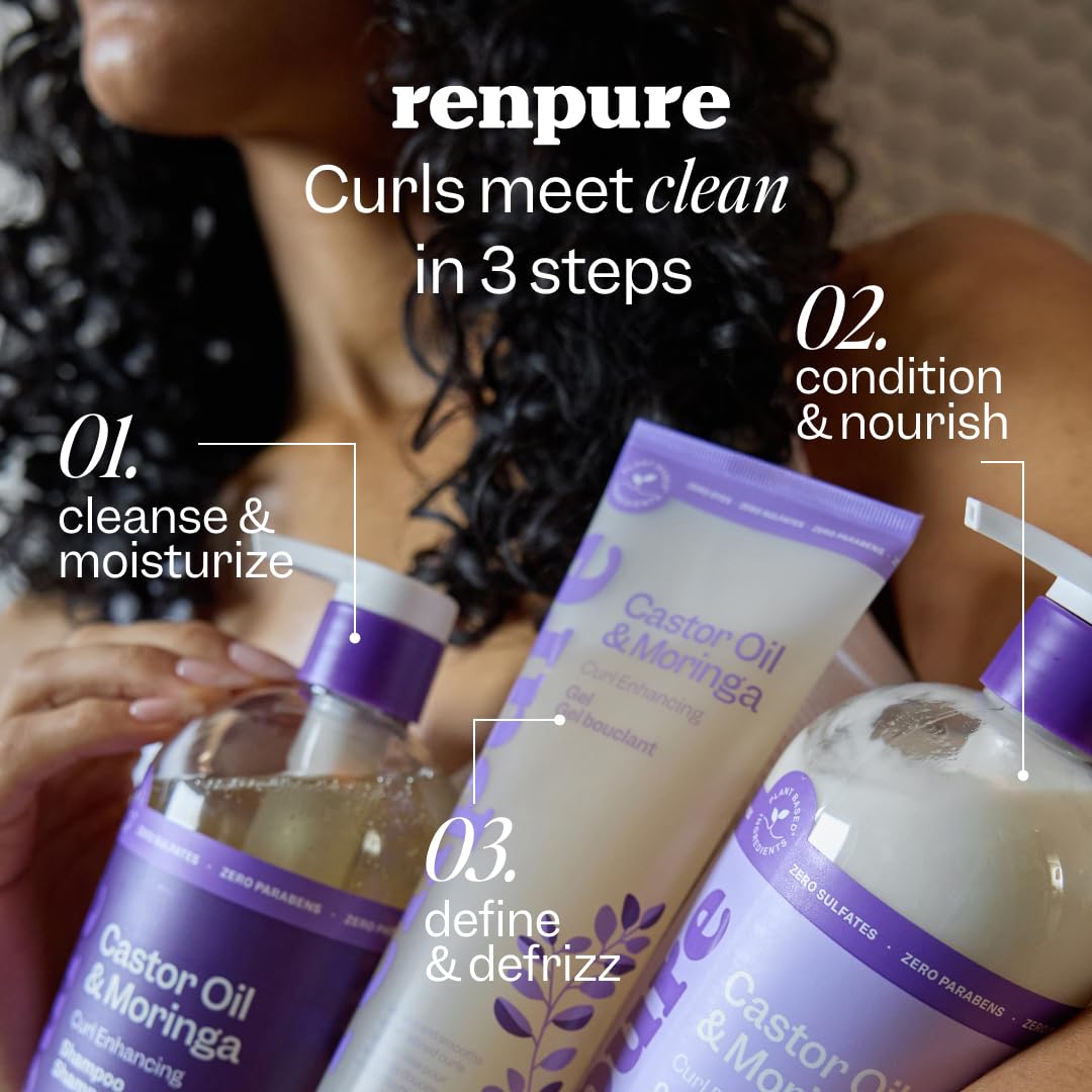 RENPURE bottles beside a hand to show 24 fl oz scale and generous supply benefit