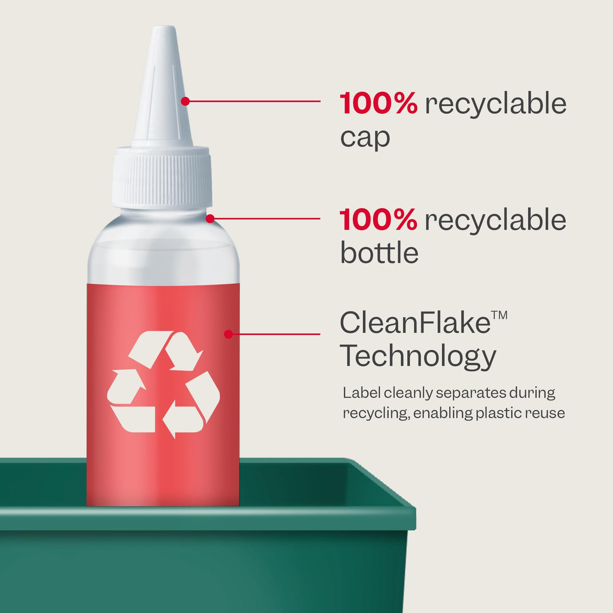 Renpure 4 fl oz bottle shown in hand to convey size and portability
