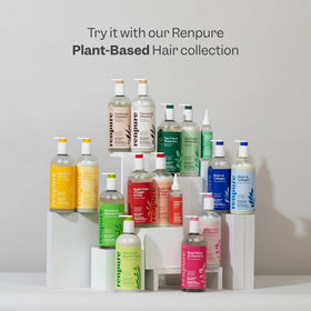 RENPURE duo in bathroom setting showing family-friendly convenience benefit