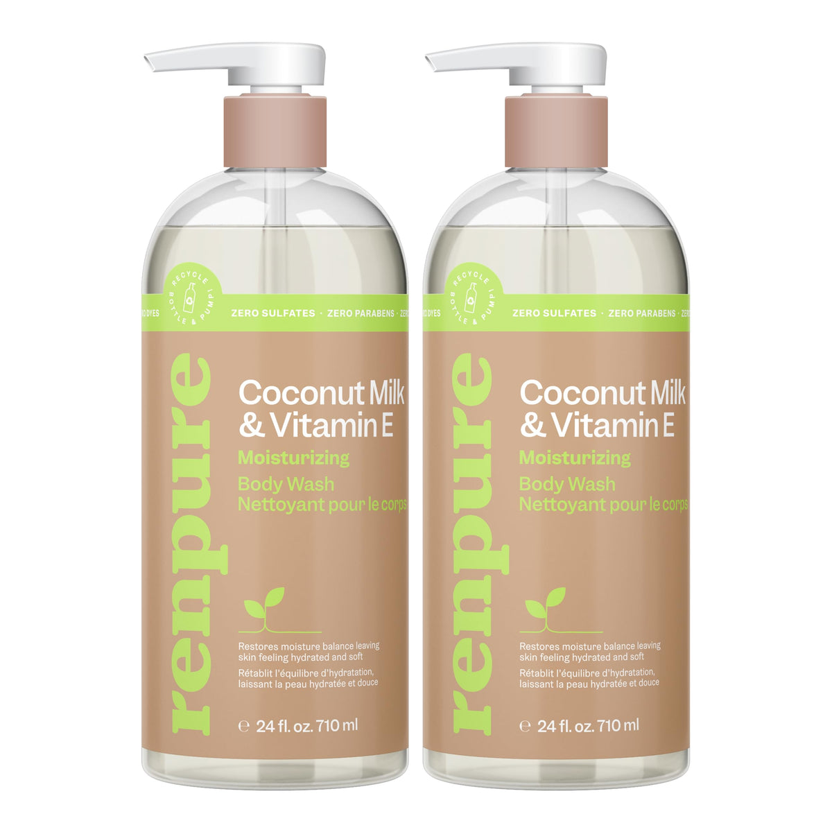 RENPURE front packaging showing bottle label and benefits