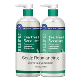 RENPURE front packaging showing duo for refreshing scalp and vibrant hair
