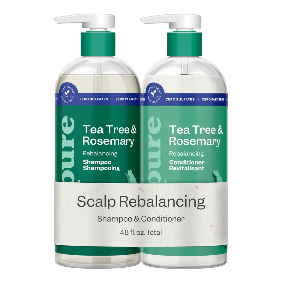RENPURE front packaging showing duo for refreshing scalp and vibrant hair