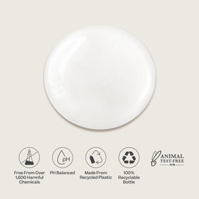 Renpure recyclable packaging detail promoting eco-friendly benefit