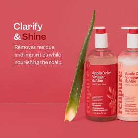 RENPURE pump dispensing shampoo demonstrating controlled, mess-free use