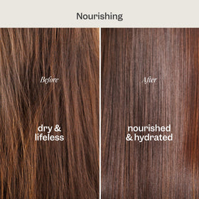 RENPURE shampoo creamy lather texture demonstrating gentle cleansing