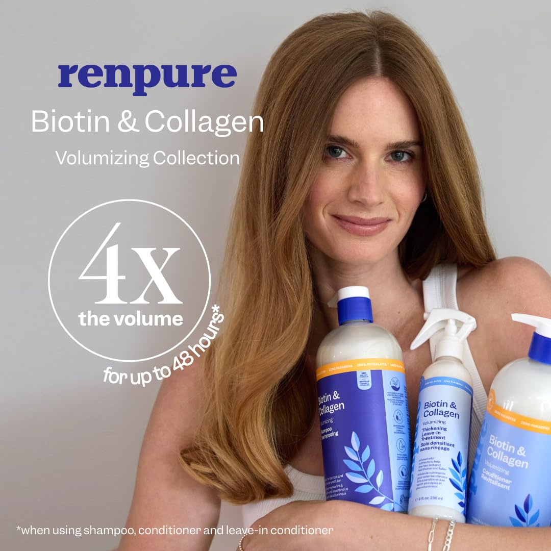 Renpure spray mist close-up dispersing lightweight conditioning benefits
