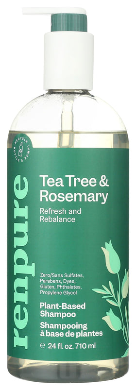 Renpure front bottle view showing label and recyclable packaging benefit