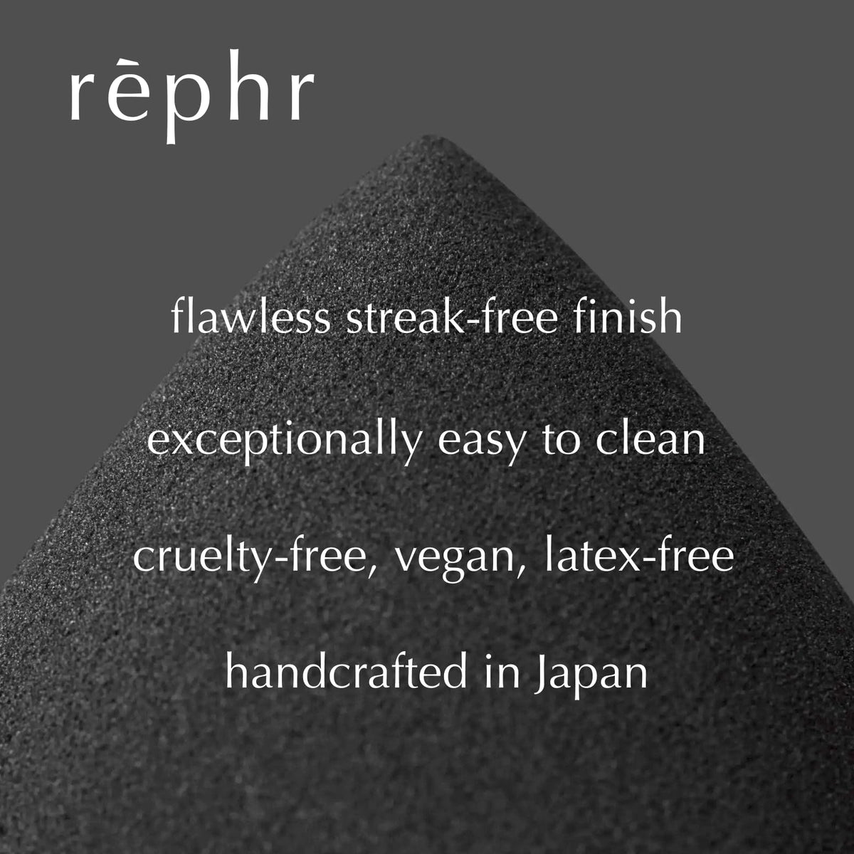 rephr sponges styled on vanity conveying everyday use and organized routine