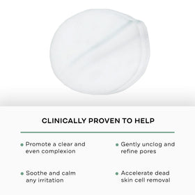 Replenix close up of pad texture highlighting gentle exfoliation