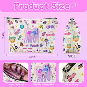 Repnalm Katsyee beside everyday items showing 10x7x2 inch size for travel-ready capacity
