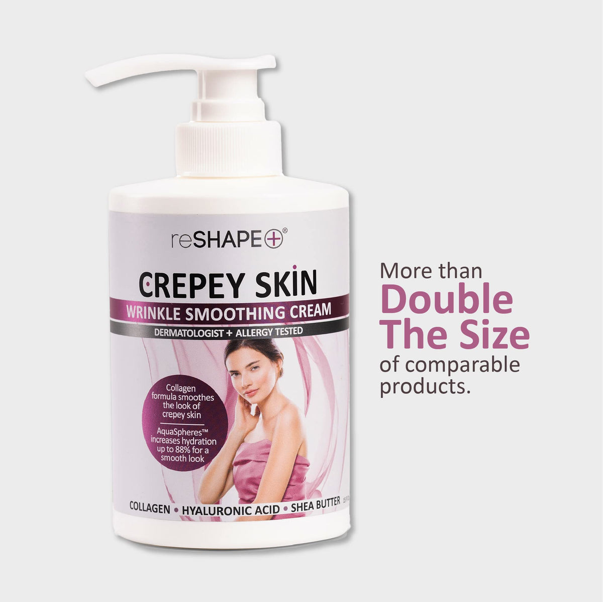 Reshape+ used on hands and forearms showing improved skin texture and comfort