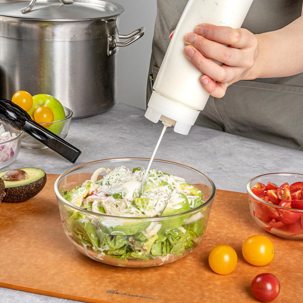 Restaurantware side profile filled bottle highlighting translucent fill visibility