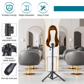 Retbtnm scale comparison beside chair showing full-extended 50-inch height for standing work