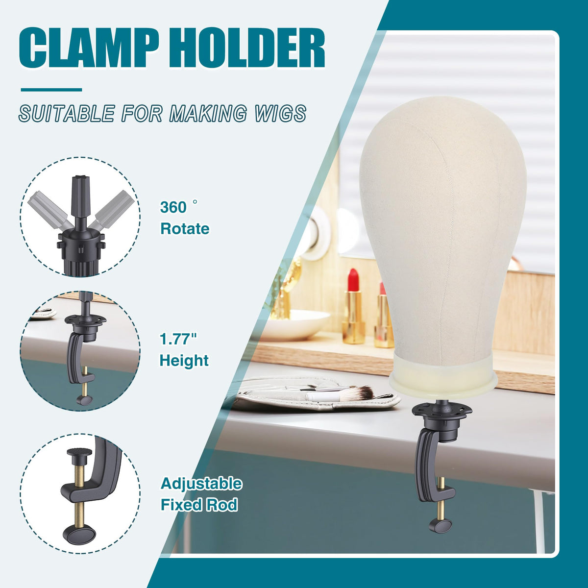 Retbtnm tripod base detail highlighting tripod legs and non-slip stability