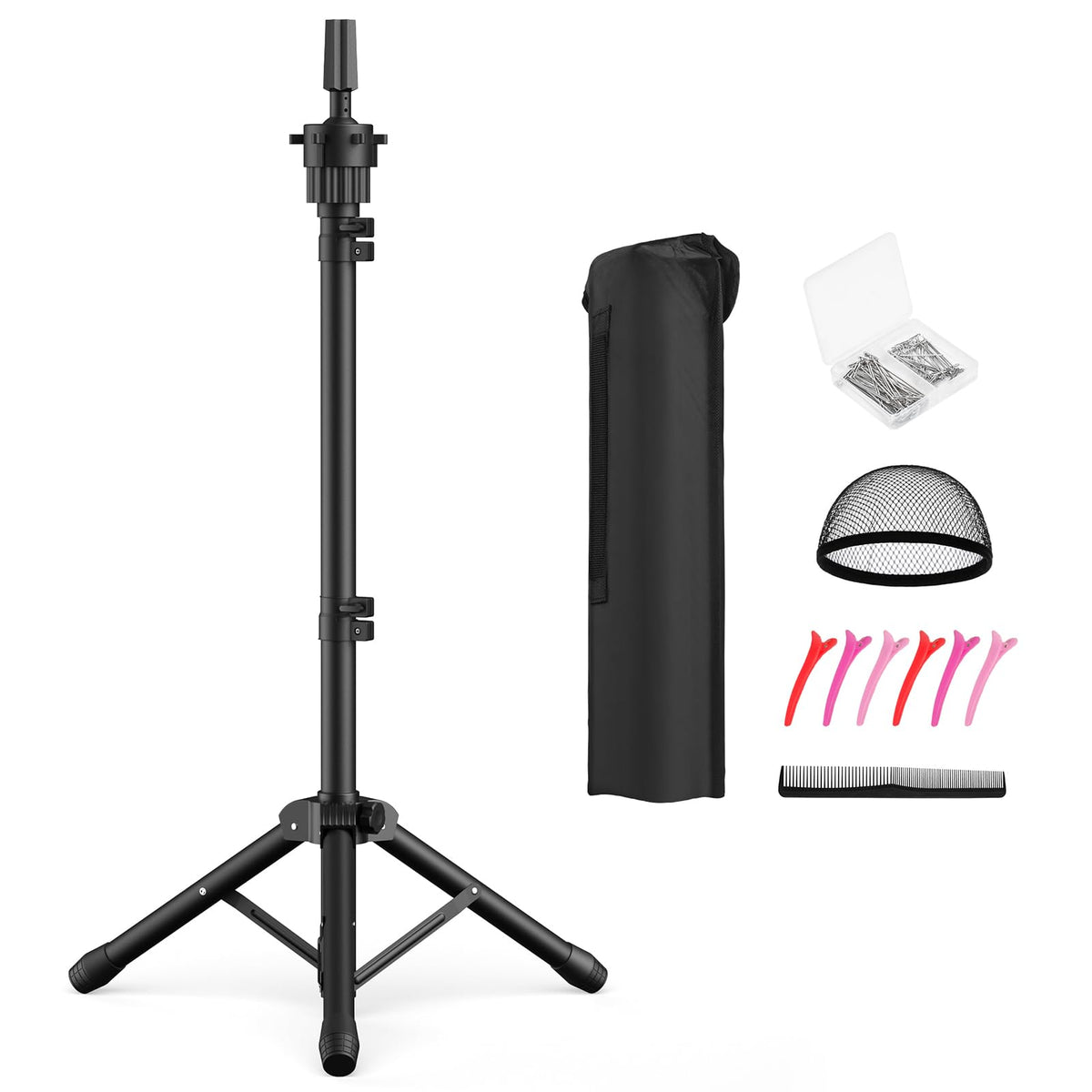 Retbtnm tripod front view showing full assembled stand and stability