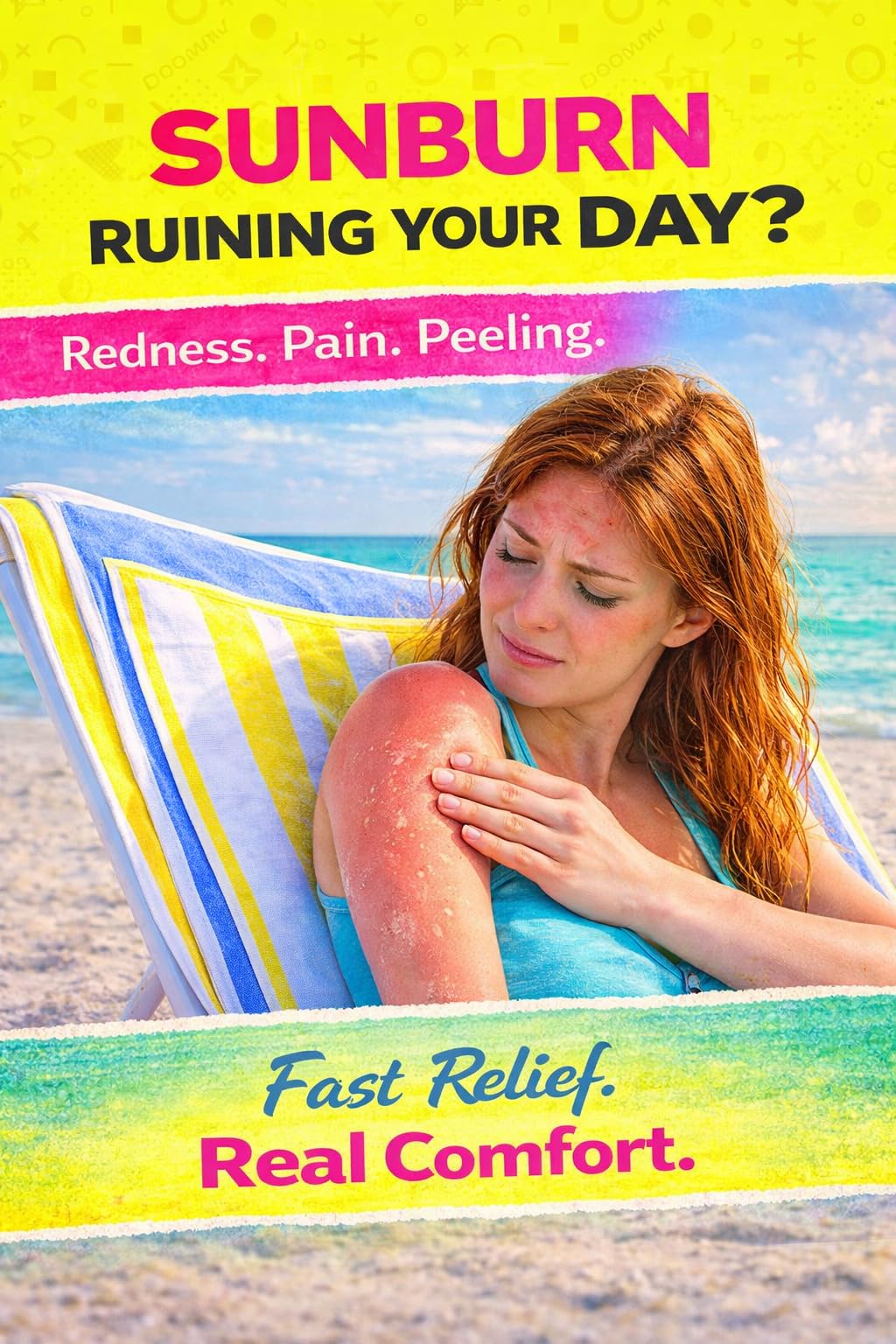 RETRO Rewind application on forearm demonstrating targeted soothing and immediate comfort