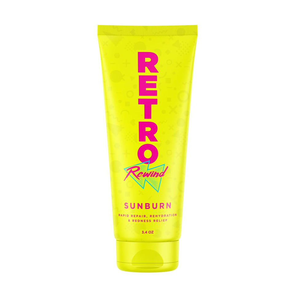 RETRO Rewind front packaging showing tube and readable branding for quick identification and portability