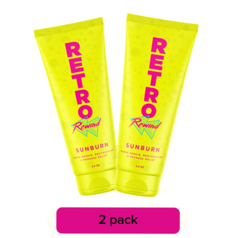 RETRO Rewind tube cap close-up highlighting easy-squeeze nozzle for controlled application on delicate skin