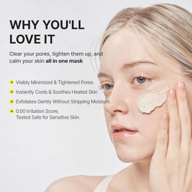 RETURNITY Yulmu texture close-up highlighting smooth paste and gentle exfoliant beads benefit