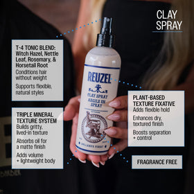 Reuzel product on hands demonstrating easy application and touchable finish