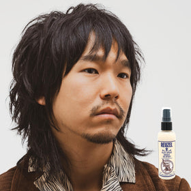 Reuzel styled hair lifestyle shot showing natural matte look and separation