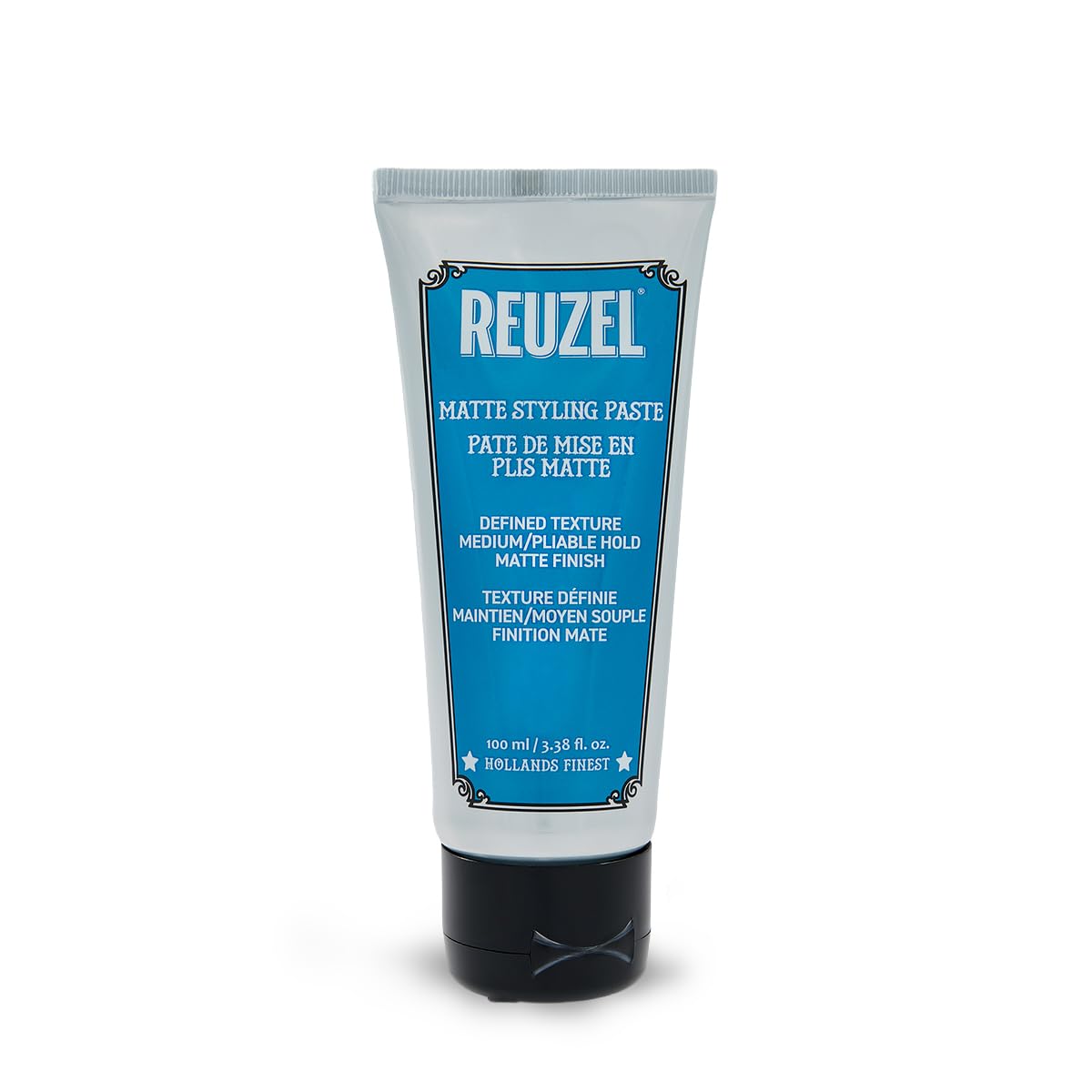 REUZEL jar front view showing label and matte paste benefits
