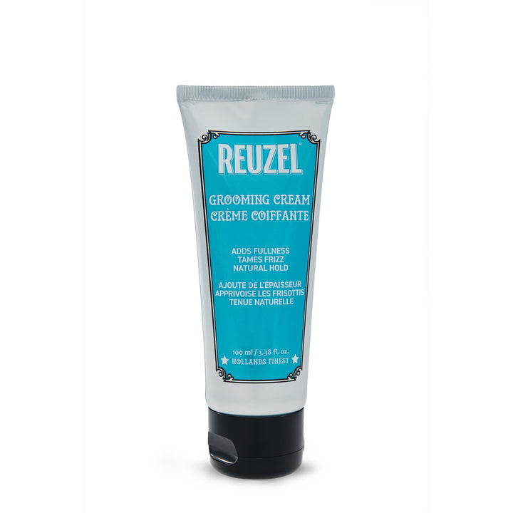 REUZEL grooming cream front packaging showing size and label benefits