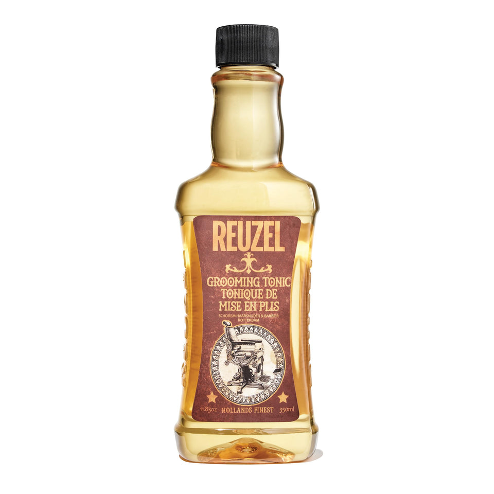 REUZEL front bottle shot showing clean packaging and quick grab benefit