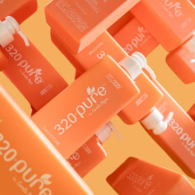 Rev320 lifestyle scene on bathroom counter indicating daily routine-ready product