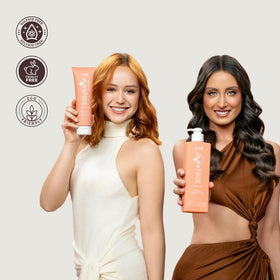 Rev320 bottle held in hand showing 16oz family-size convenience