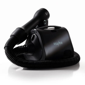 REVAIR packaged box contents with wand, hose, and accessories benefit