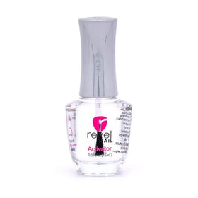 Revel Nail bottle label detail highlighting ingredients and made in USA
