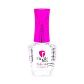 Revel Nail liquids in use during dip powder application for durable nails