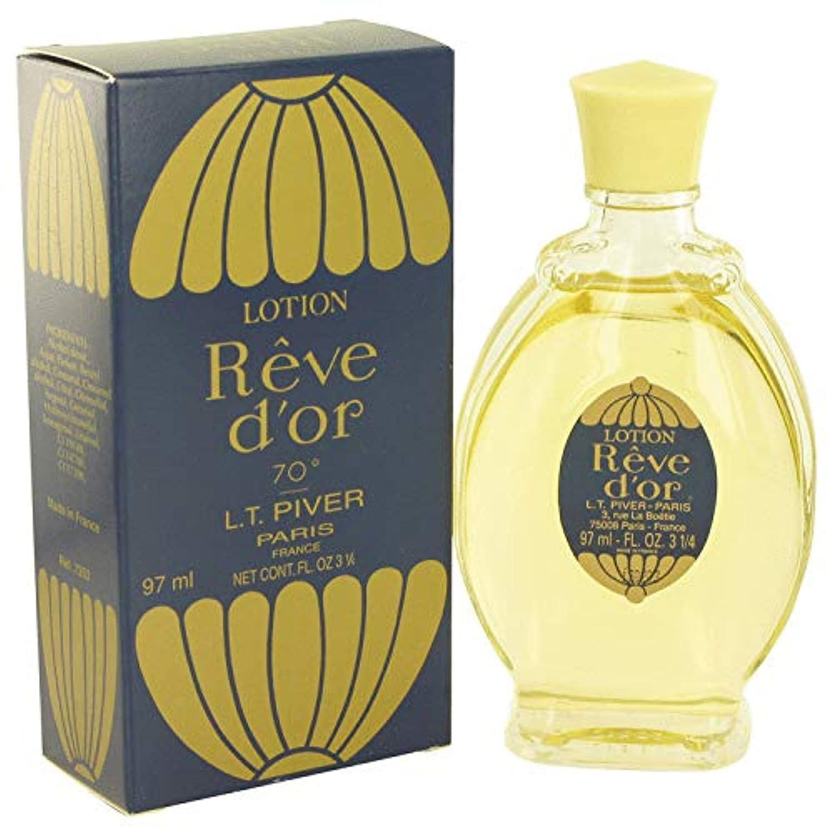 REVEMCN Piver Reve D'or front bottle showing elegant label and size benefit
